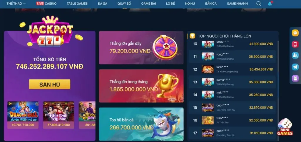 Giao diện trò chơi bắn cá tại HQ88