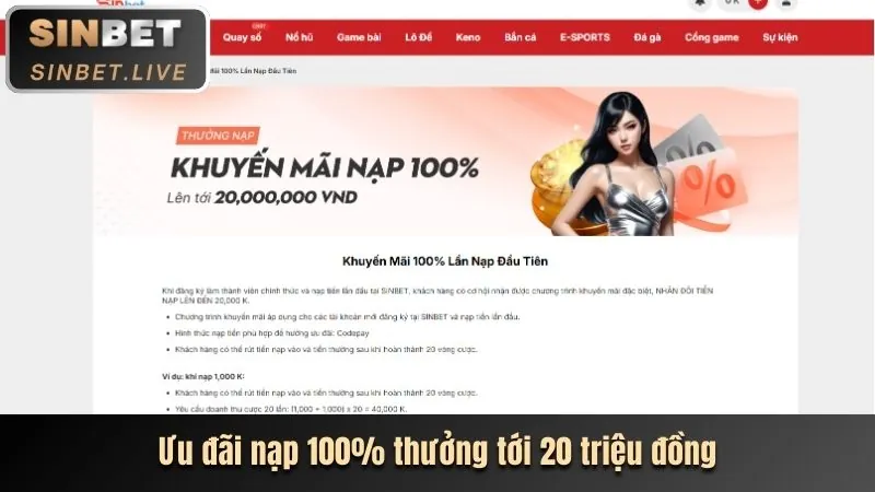 Người chơi nhận và sử dụng khuyến mãi HQ88